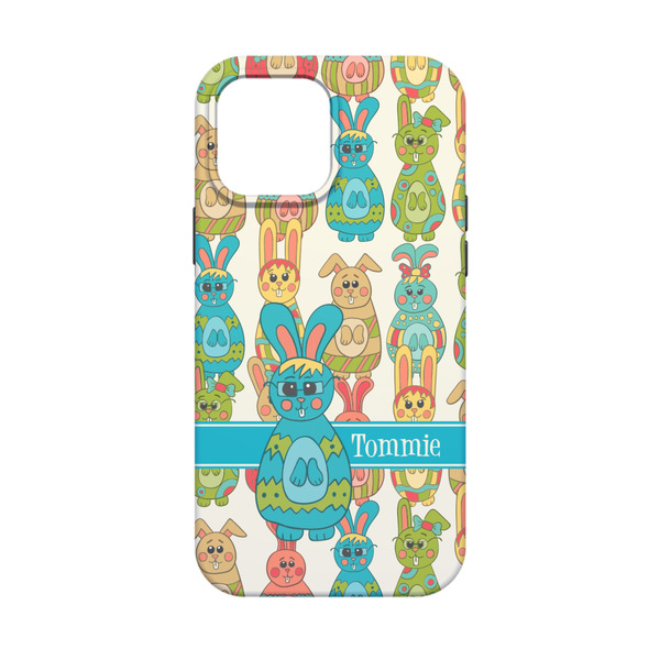 Fun Easter Bunnies iPhone 13 Mini Tough Case - Back