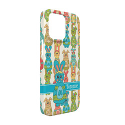 Fun Easter Bunnies iPhone Case - Plastic - iPhone 13 Pro (Personalized)