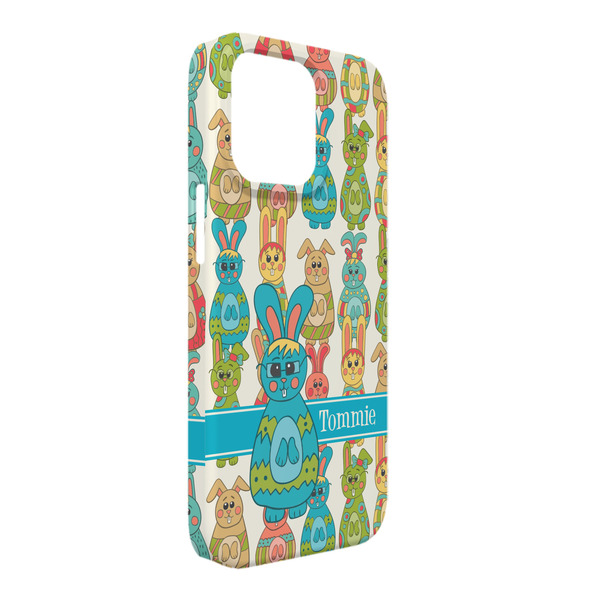Custom Fun Easter Bunnies iPhone Case - Plastic - iPhone 13 Pro Max (Personalized)