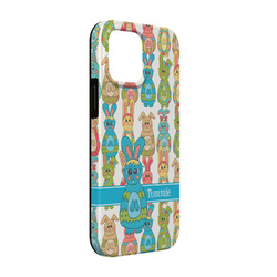 Fun Easter Bunnies iPhone Case - Rubber Lined - iPhone 13 Pro (Personalized)