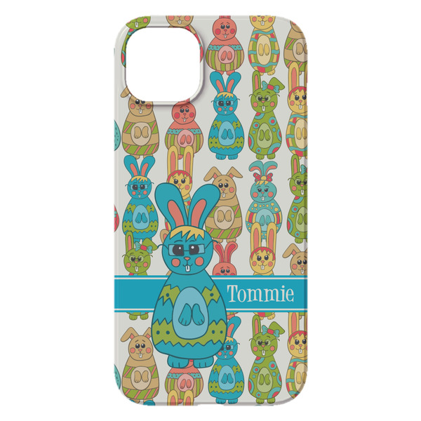 Fun Easter Bunnies iPhone 14 Plus Case - Back