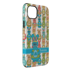 Fun Easter Bunnies iPhone Case - Rubber Lined - iPhone 14 Pro Max (Personalized)