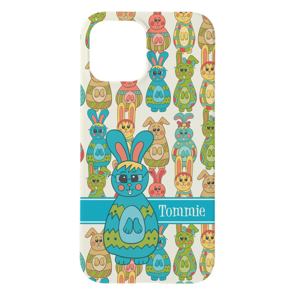 Fun Easter Bunnies iPhone 15 Plus Case - Back