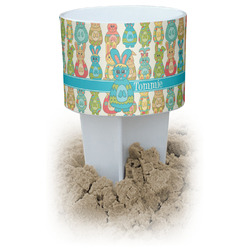 Fun Easter Bunnies Beach Spiker Drink Holder (Personalized)