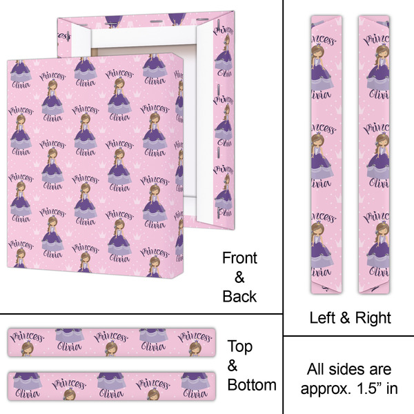 Custom Princess 11x14 - Canvas Print - Approval