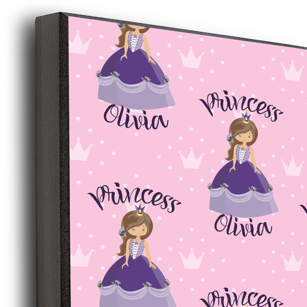 Custom Princess 11x14 Wood Print - Closeup