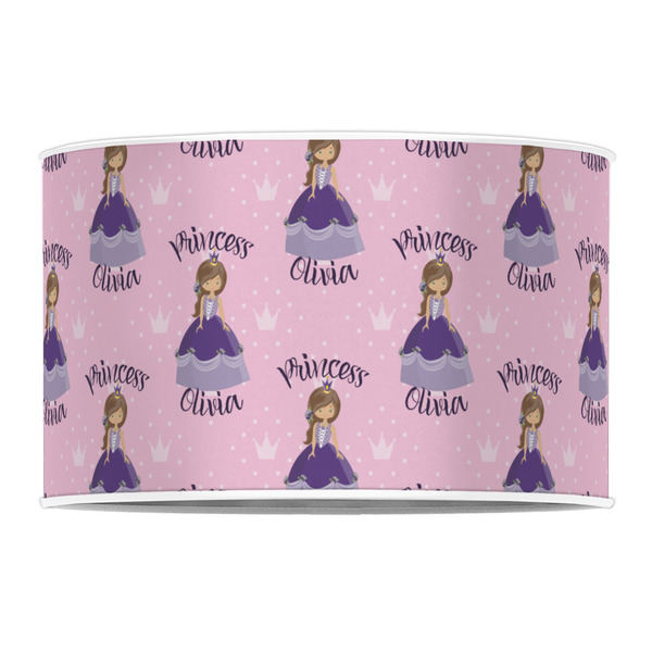 Custom Princess 12" Drum Lampshade - FRONT (Poly Film)