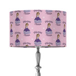 Custom Princess 12" Drum Lamp Shade - Fabric (Personalized)