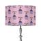 Custom Princess 12" Drum Lampshade - ON STAND (Fabric)