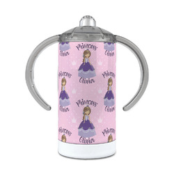 Custom Princess 12 oz Stainless Steel Sippy Cup (Personalized)