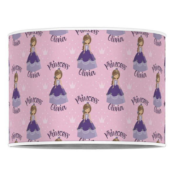 Custom Princess 16" Drum Lampshade - FRONT (Poly Film)