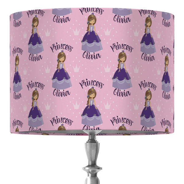 Custom Custom Princess 16" Drum Lamp Shade - Fabric (Personalized)