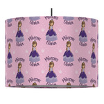 Custom Princess 16" Drum Pendant Lamp - Fabric (Personalized)