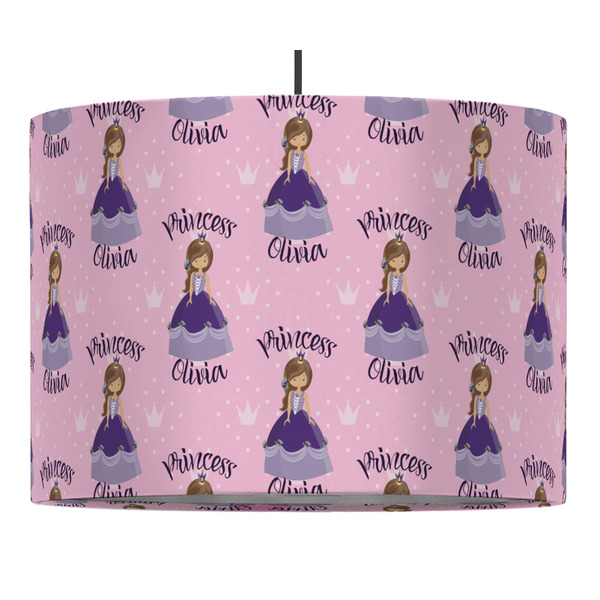 Custom Custom Princess 16" Drum Pendant Lamp - Fabric (Personalized)