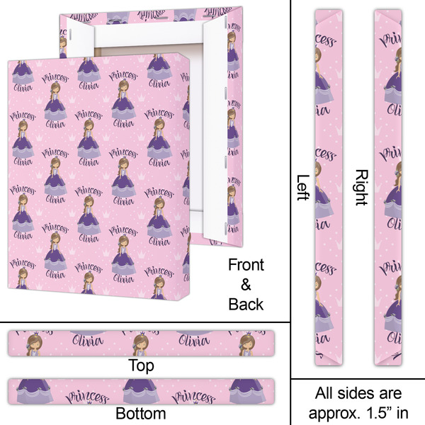 Custom Princess 16x20 - Canvas Print - Approval