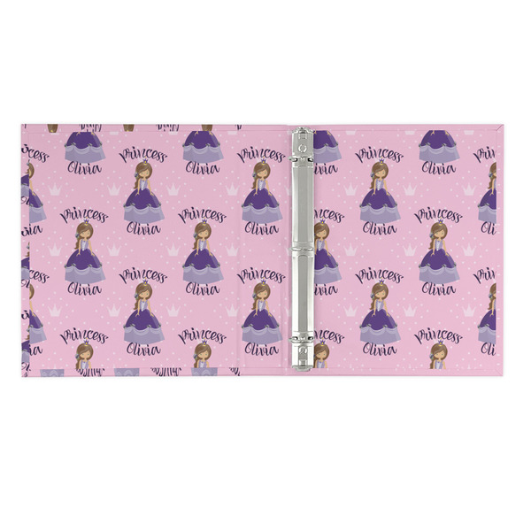 Custom Princess 3 Ring Binders - Full Wrap - 1" - OPEN INSIDE
