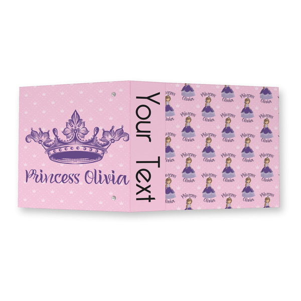 Custom Princess 3 Ring Binders - Full Wrap - 2" - OPEN OUTSIDE