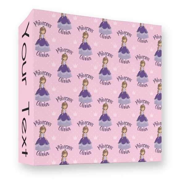 Custom Princess 3 Ring Binders - Full Wrap - 3" - FRONT
