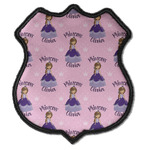 Custom Princess Iron On Shield Patch C w/ Name All Over