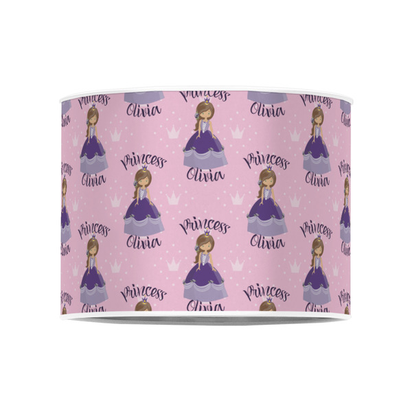 Custom Princess 8" Drum Lampshade - FRONT (Poly Film)