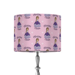 Custom Princess 8" Drum Lamp Shade - Fabric (Personalized)