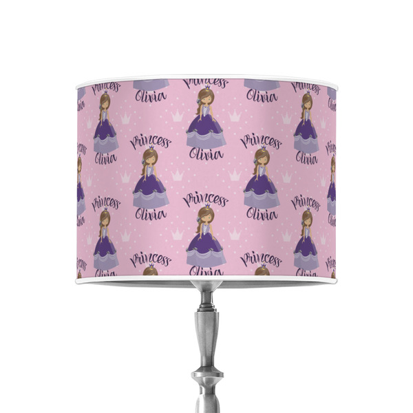 Custom Princess 8" Drum Lampshade - ON STAND (Poly Film)