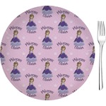 Custom Princess 8" Glass Appetizer / Dessert Plates - Single or Set (Personalized)