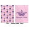Custom Princess Baby Blanket (Double Sided - Printed Front and Back)