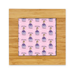 Custom Princess Bamboo Trivet with Ceramic Tile Insert (Personalized)