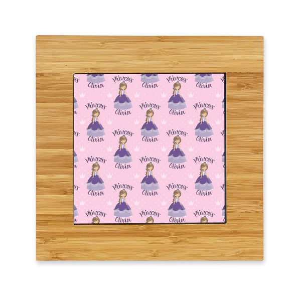 Custom Custom Princess Bamboo Trivet with Ceramic Tile Insert (Personalized)