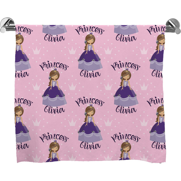 Custom Custom Princess Bath Towel (Personalized)