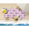 Custom Princess Beach Towel Lifestyle