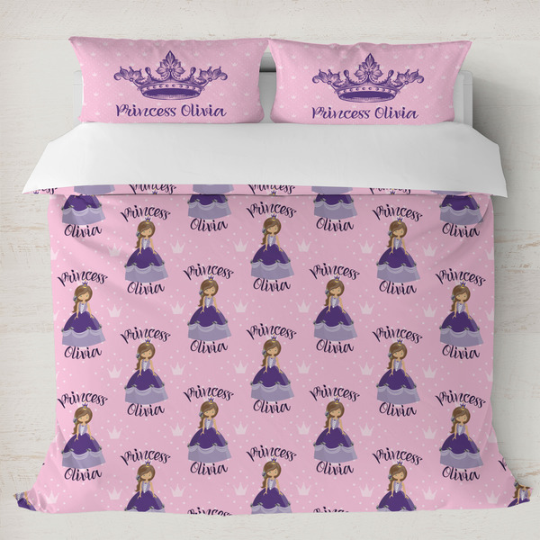 Custom Custom Princess Duvet Cover Set - King (Personalized)