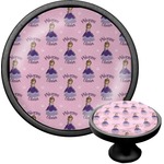 Custom Princess Cabinet Knob (Black) (Personalized)