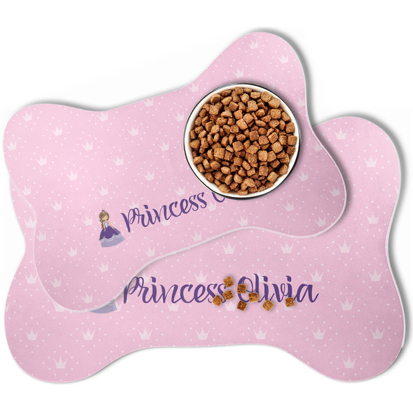 Custom Princess Bone Shaped Dog Mats - MAIN
