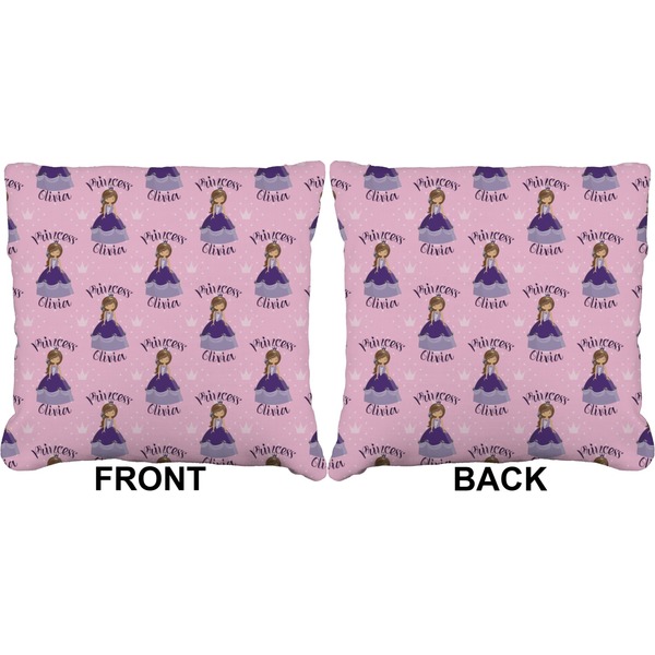 Custom Princess Burlap Pillow Approval