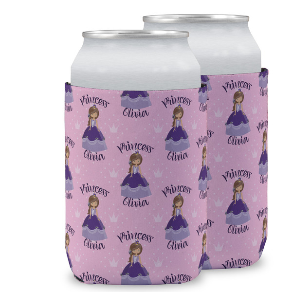 Custom Custom Princess Can Cooler (12 oz) w/ Name All Over