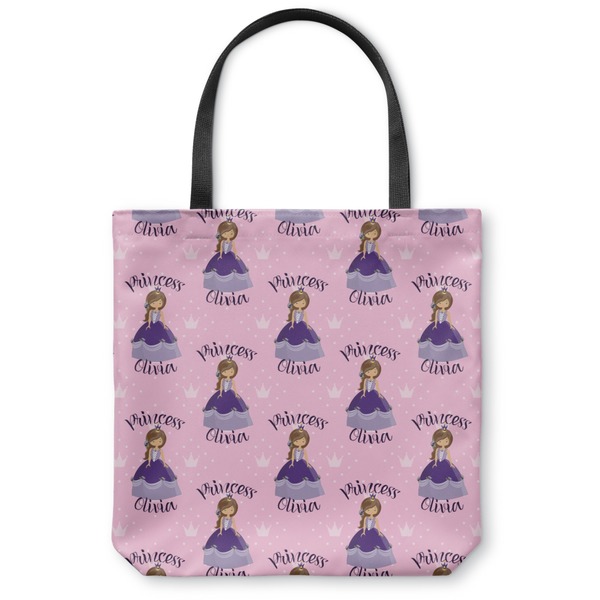 Custom Custom Princess Canvas Tote Bag - Large - 18"x18" (Personalized)