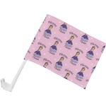 Custom Princess Car Flag - Small w/ Name All Over