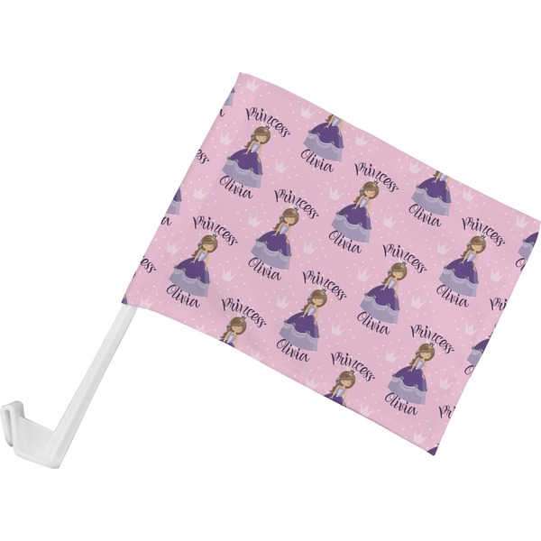 Custom Custom Princess Car Flag - Small w/ Name All Over