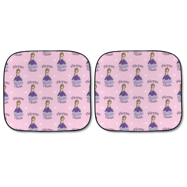 Custom Princess Car Sun Shades - FRONT