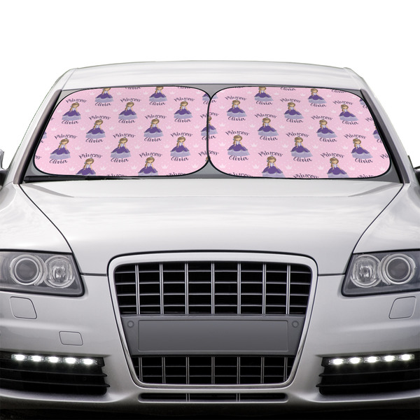 Custom Princess Car Sun Shades - IN CONTEXT