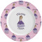 Custom Princess Ceramic Plate w/Rim