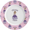 Custom Princess Ceramic Dinner Plates (Set of 4) (Personalized)
