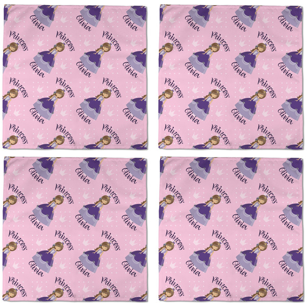 Custom Princess Cloth Napkins - Personalized Dinner (APPROVAL) Set of 4