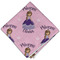 Custom Princess Cloth Napkins - Personalized Dinner (Folded Four Corners)