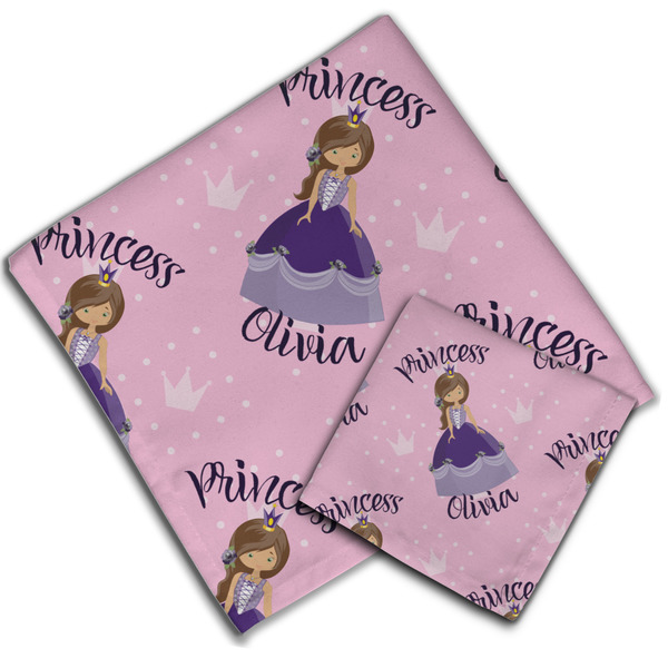 Custom Princess Cloth Napkins - Personalized Lunch & Dinner (PARENT MAIN)