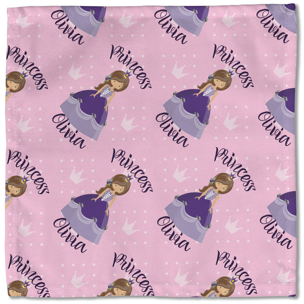 Custom Princess Cloth Napkins - Personalized Lunch (Single Full Open)