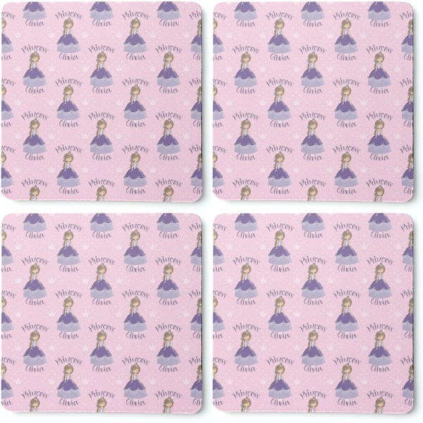 Custom Princess Coaster Rubber Back - Apvl