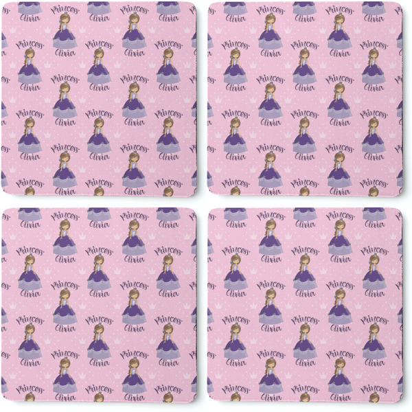 Custom Princess Coaster Rubber Back - Apvl